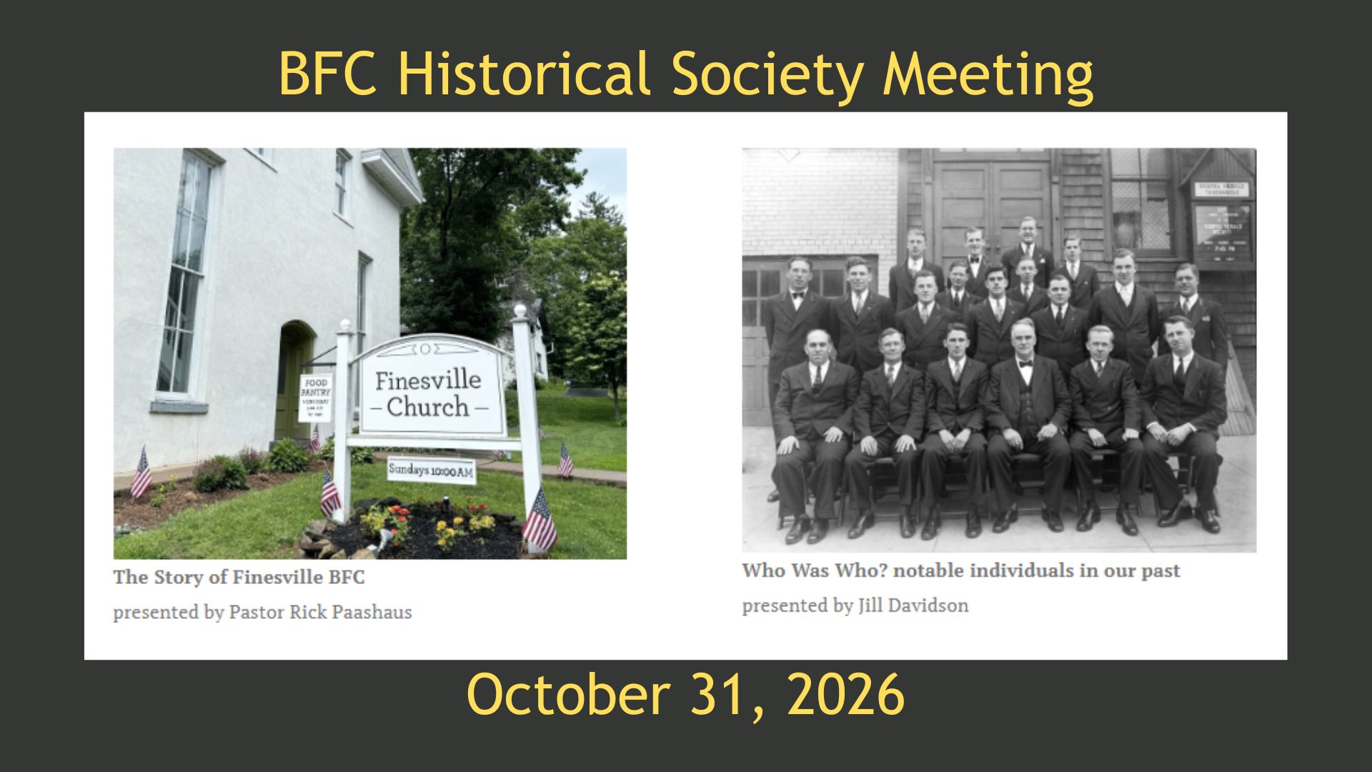 Events – The Bible Fellowship Church